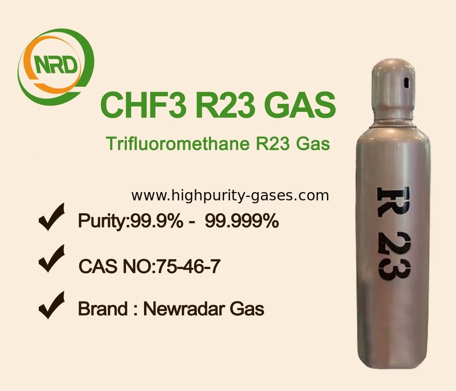 HFC23 R23 Refrigerant Gas Trifluoromethane Colorless Non Flammable