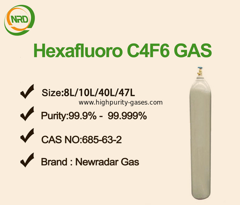 High Purity Gas C4F6 99.995% Fluorocarbon-Based Plasma Etching Colourless Gas