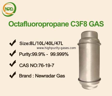 Octafluoropropane C3F8 R 218 Pure Gas Products With 40L Cylinder For Electrochemical Fluorination