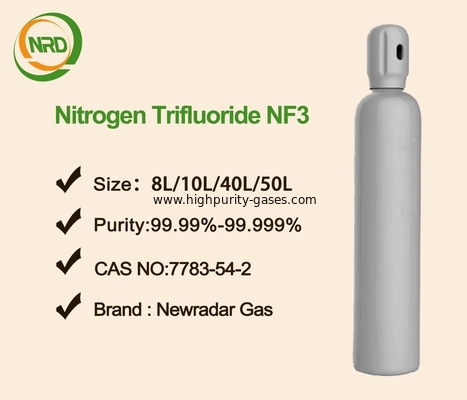 NF3 Liquid Electronic Gases Packaged With 10L To 500L Cylinders , 71.00 G/Mol Molar Mass
