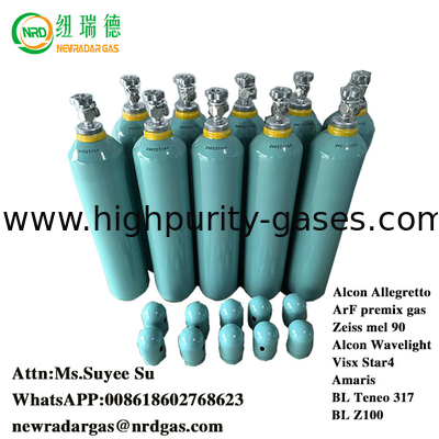 2025 Premix ArF Gas for B&L Teneo 317 cylinder 20L Din 8 Argon Neon F2