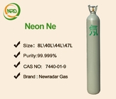 Liquid Neon compressed Gases packed in 40-48.8L cylinder for Neon LED Light