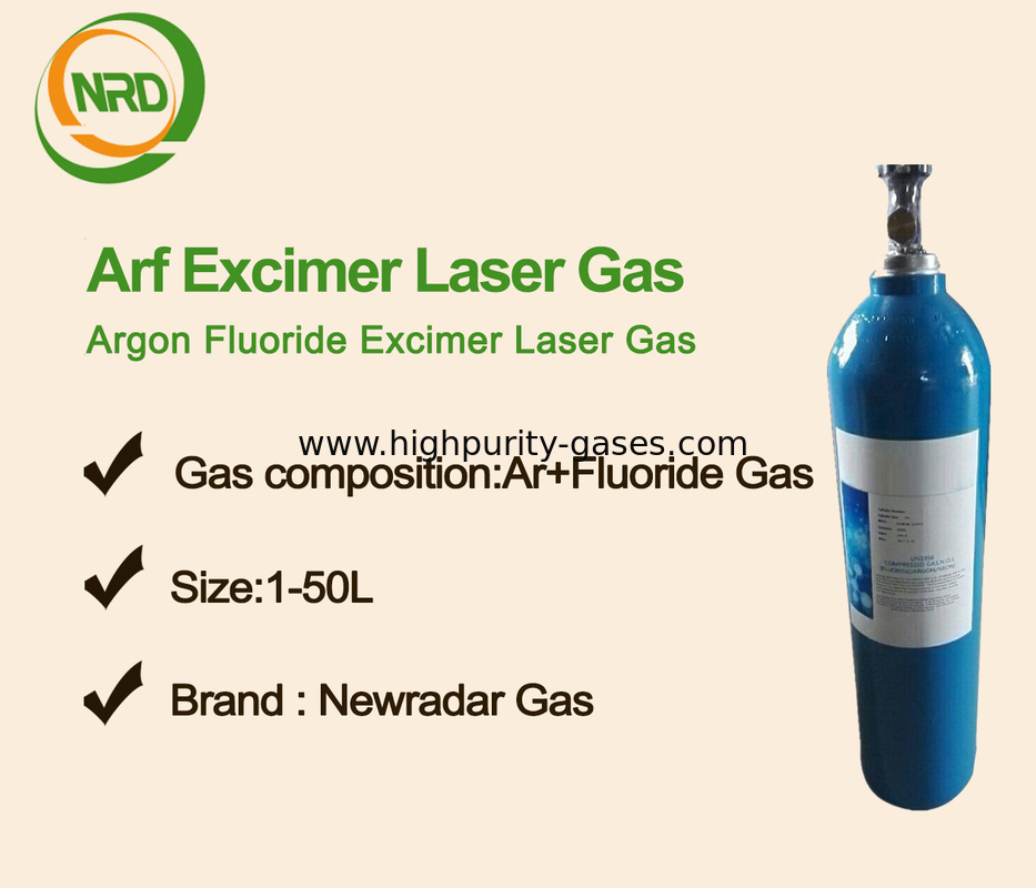1L Cylinder Excimer Laser Gases For Eye Laser Surgery F2 Ar To Germany Market