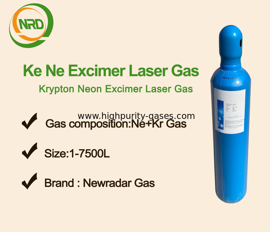 Monatomic Specialty Gas Mixtures Odourless Krypton and Neon Fluoride Laser
